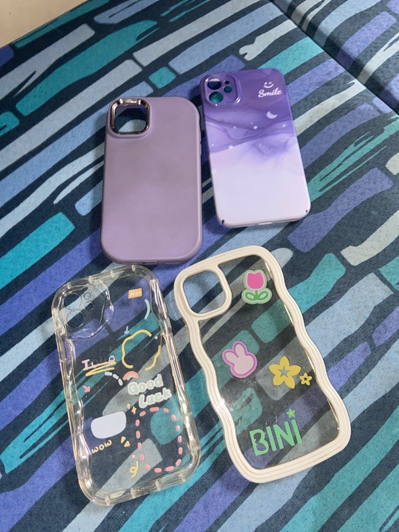Phone case (Category: iPhone 11 Series) located in Manila. Submitted by prelovedbyhya (Listing ID 1355505104, Image 1). Description: Iphone 11 case, 4 for 120 .
