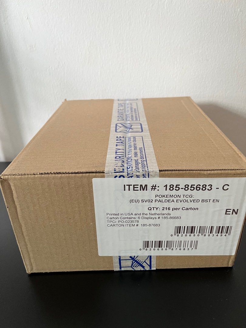 Last 2 cases] Pokemon TCG SV02 Paldea Evolved Booster Box sealed case,  Hobbies & Toys, Toys & Games on Carousell