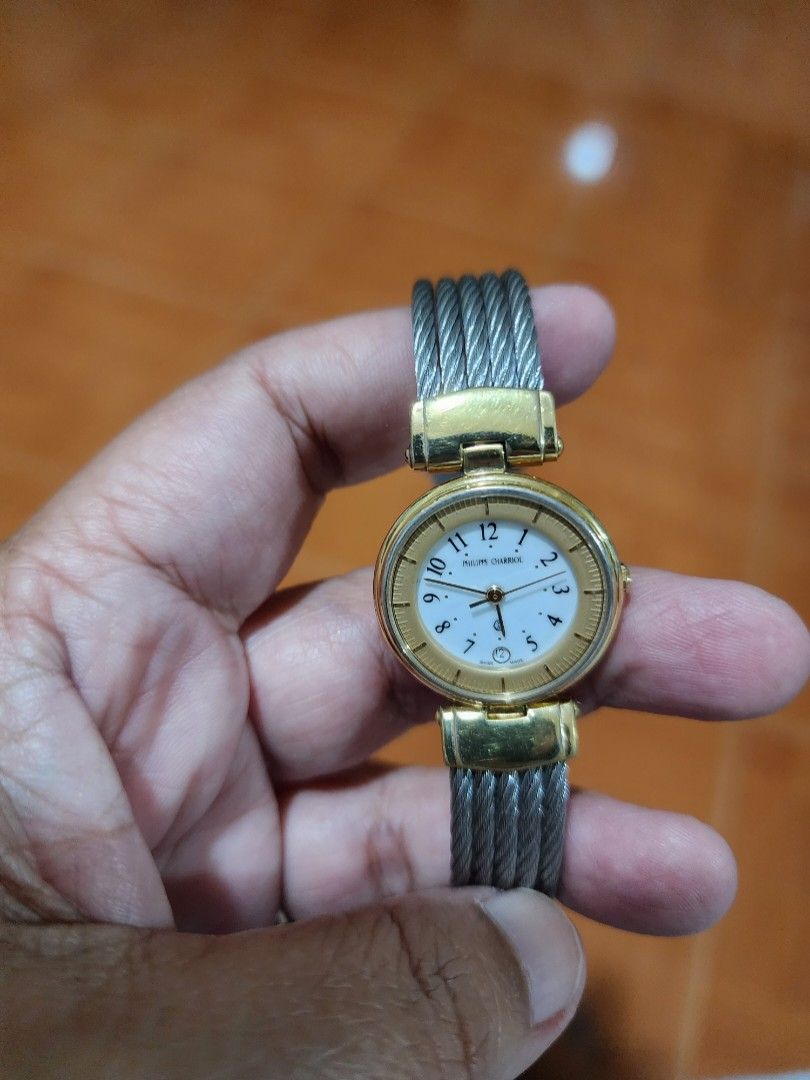 Preloved Philippe Charriol watch (Category: Luxury Watches) located in Davao. Submitted by dahl957172787 (Listing ID 1352171853, Image 1). Description: preloved from Japan still in good condition watch only.
