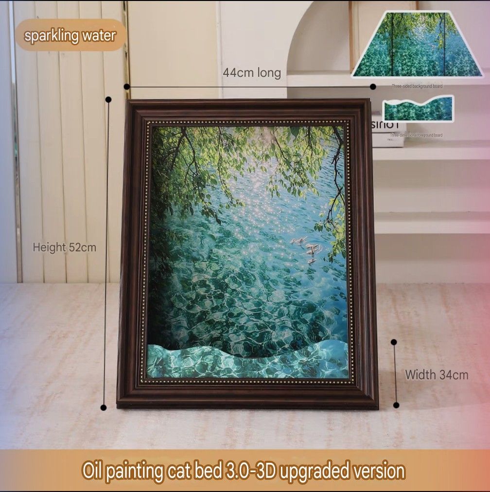 [Pre-order] Famous Oil Painting Cat Bed Cardboard | Mona Lisa Van Gogh Starry Night etc (Category: Homes & Other Pet Accessories) located in Singapore. Submitted by zakusg (Listing ID 1377380688, Image 2). Description: Shop. ee $43 ~ETA 1-3 weeks Deposit $10 to pre-order. Balance pay once the item is in SG during meet up or before delivery. (will update and show photo of box and delivery receipt) Pickup: 590017 (near Beauty World). Other location