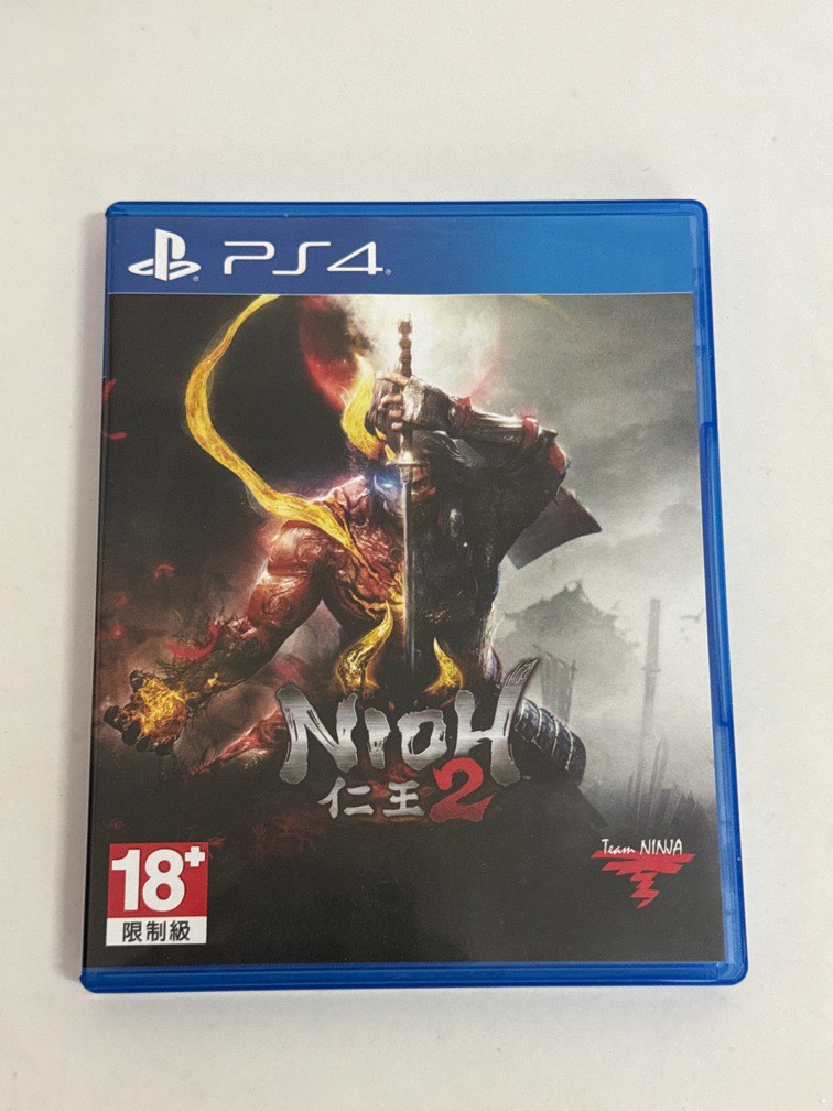 PS4 仁王2 中文版, 電玩遊戲相關, 電玩、電腦遊戲軟體