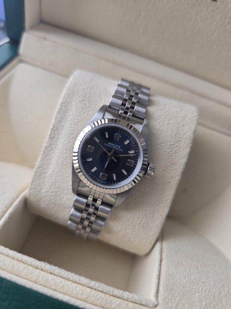 Rolex Oysterperpetual Ladies (Category: Luxury Watches) located in Manila. Submitted by watchguyph (Listing ID 1377455303, Image 1). Description: Steal deals ‼️‼️ For Sale 250k only!!!! Rolex Oysterperpetual Ladies Jubilee 76094 1999 - A series Foreign AD Pm for inquiries .