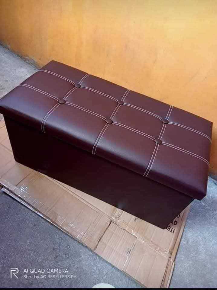 Sofa Storage Box 2 in 1 Multifunctional Foldable Chair Storage Box Bench Seat (Category: Storage Boxes & Baskets) located in Manila. Submitted by onlineshoppersph (Listing ID 1377385937, Image 2). Description: DISCOUNT FOR BULK/WHOLESALE ORDERS‼️ ✅100% Brand New ✅Good Quality Cash On Deliver - Metro Manila - Delivery Fee/Handling Fee shouldered by BUYERS - DF/HF depends on BUYERS Location LALAMOVE PICK UP - Cash on Deliver - Metro Manila & Nearby