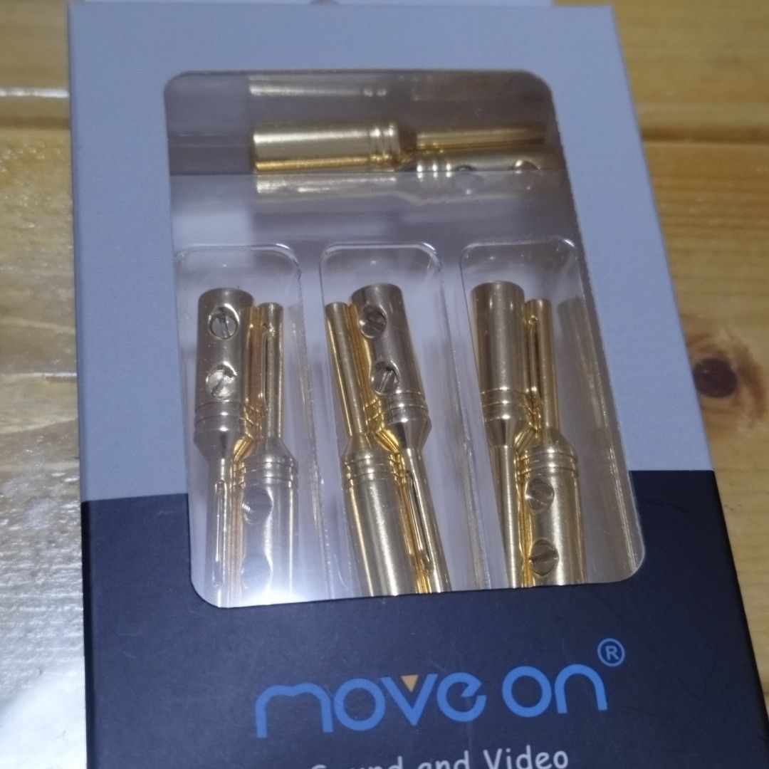 Speaker Cable Banana Plugs (Category: Soundbars, Speakers & Amplifiers) located in Singapore. Submitted by happitone (Listing ID 1377503369, Image 1). Description: Speaker Cable Banana Plugs Pure OFC High Quality Hifi Connectors 8 Pieces with Heat Shrinks Chat/Contact if Interested.