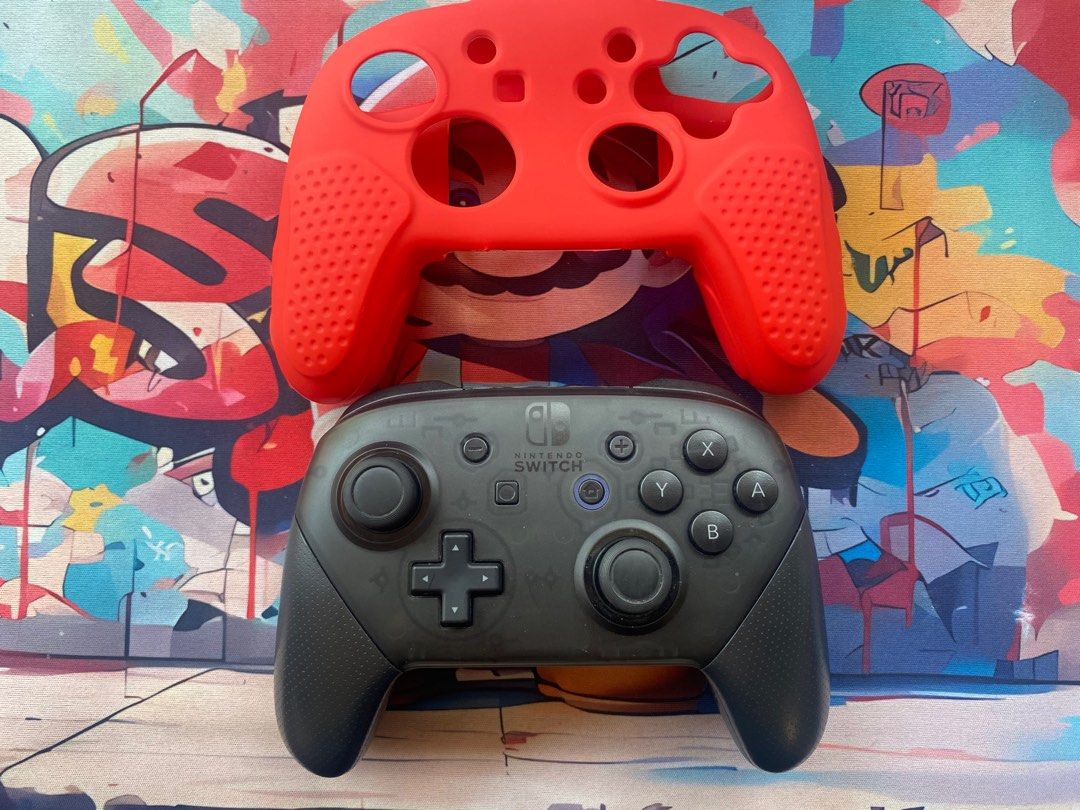 Switch Pro Con Original (Category: Nintendo) located in Davao. Submitted by jaybee12345 (Listing ID 1377397312, Image 1). Description: Original pro con Good as new No issue With red rubber case Last price 1600 Swapping 1900 Meet up: Bangkal Petron or Catalunan Grande .