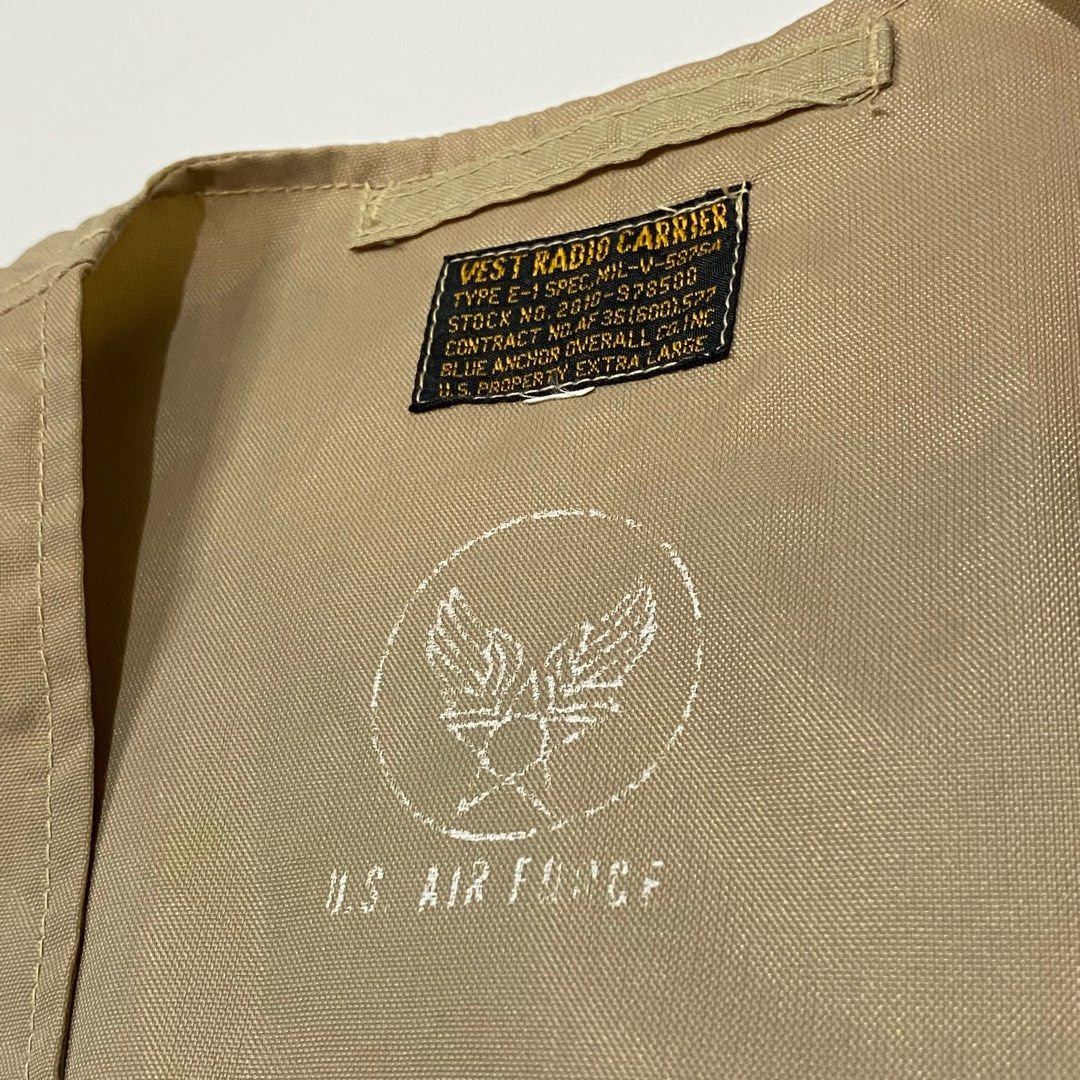 U.S Airforce Vest (Category: Vests) located in Quezon City. Submitted by threadsunearthed (Listing ID 1377556578, Image 3). Description: U.S Airforce Vest Military / M65 / Army / OG107 / Amekaji / Kaptial / Beams Width: 21 Length: 24 •Good condition •Washed •no major issue/s, discoloration only •Color rate: 8.5/10 ₱880.