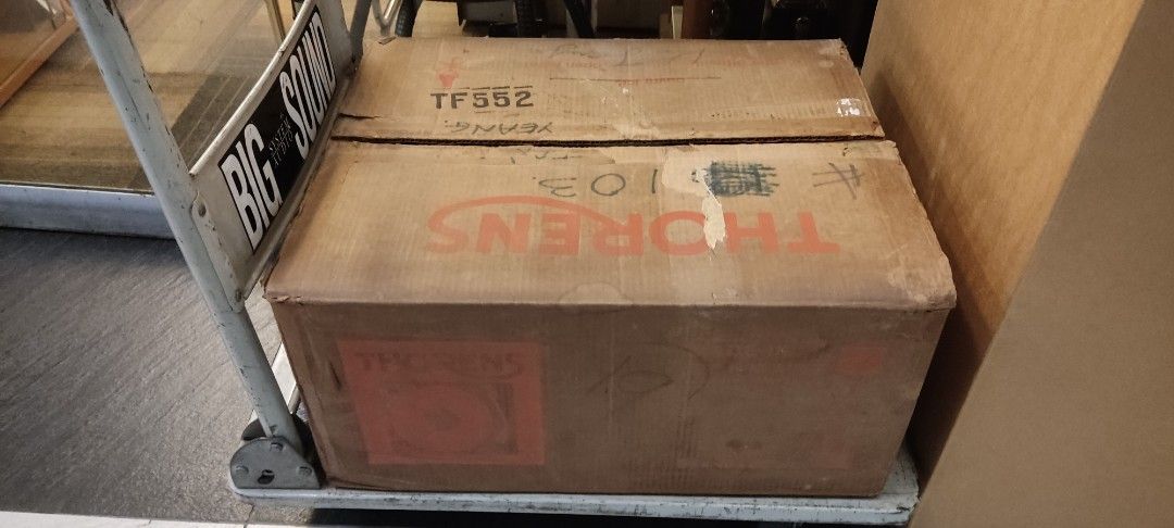Vintage 1970s Thorens TD160 in original condition with box (Category: Other Audio Equipment) located in Singapore. Submitted by listeninn.com (Listing ID 1377450184, Image 3). Description: Kindly contact me at +6593829668 Vintage 1970s Thorens TD160 turntable in original condition with box. Pretty good condition..