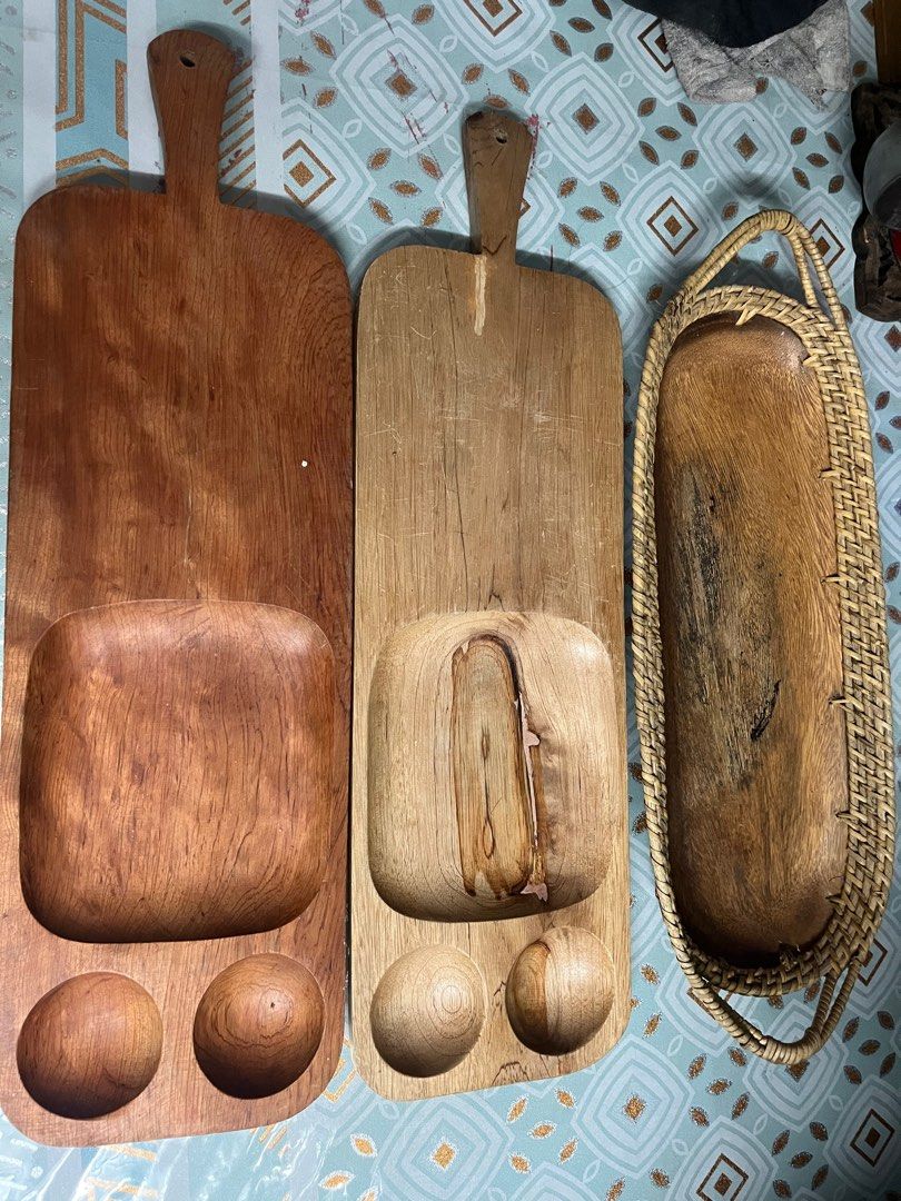 Wooden serving/Chopping boards (Category: Other Kitchenware & Tableware) located in Angeles City. Submitted by goodbuysathome (Listing ID 1377376123, Image 1). Description: Take all 500 Add sf 104 Jnt large pouch(Luzon) GCash payment .