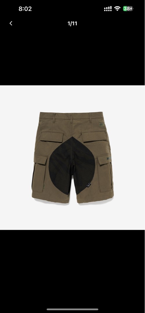 WTAPS 25SS MILS9603/SHORTS/COTTON 黒 XL