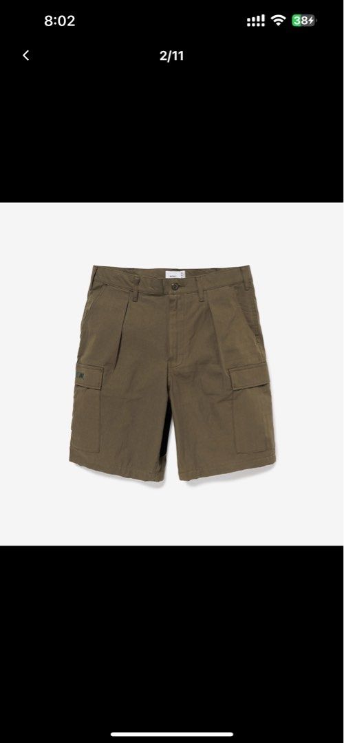 WTAPS 25ss 新作カーゴショーツMILS9603/SHORTS WTAPS 25SS MILS9603/SHORTS/COTTON 黒 XL