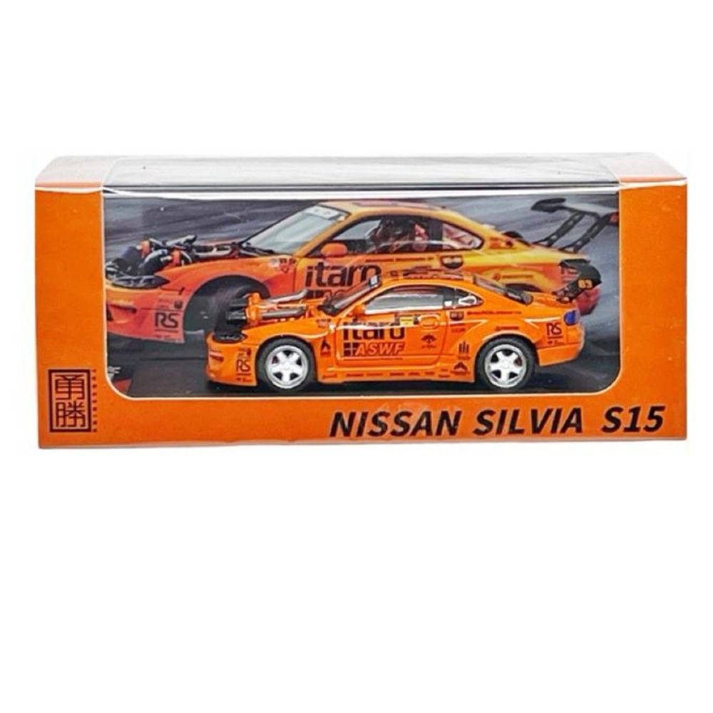 YS Model 1/64 Scale Silvia S15 Marcelo Drift Modified Cayenne V8 Engine ...