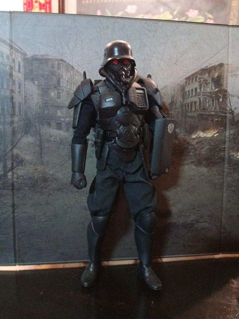 1/6 Scale Black Action soldier Figure, Hobbies & Toys, Toys & Games on