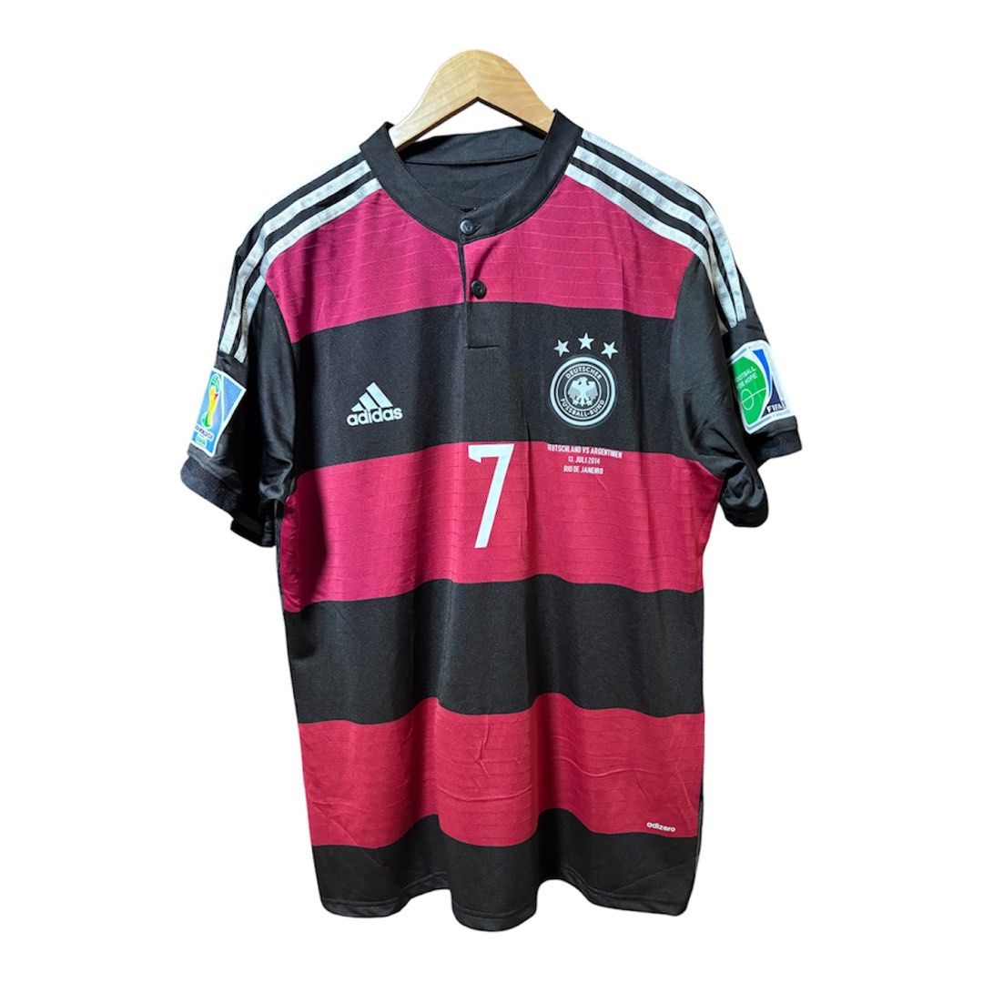 2014 Germany World Cup Schwienteiger Signed Jersey (Category: Activewear) located in Lapu-Lapu City. Submitted by kristoffermolina (Listing ID 1377630650, Image 1). Description: GERMANY 2014 WORLD CUP FINAL AWAY JERSEY | BASTIAN SCHWEINSTEIGER #7 | SIGNED | ADIZERO VERSION BRAND: ADIDAS SIZE: X-LARGE DIMENSIONS: 22x30 CONDITION: 10/10 COLOR RATE: 10/10 MINE: ₱1500+SF (AUTO PASS SA BARAT!!) PASS SA COD/COP, PAYMENT FIRST POLICY, CAN PROVIDE VOUCH 