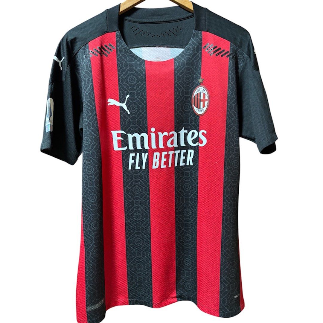 2020-2021 AC Milan Home Jersey (Category: Tshirts & Polo Shirts ) located in Lapu-Lapu City. Submitted by kristoffermolina (Listing ID 1374652290, Image 1). Description: 2020-2021 AC MILAN HOME JERSEY BRAND: PUMA SIZE: MEDIUM DIMENSIONS: 19x29 ISSUE: CRACK PRINTS ON SERIE A PATCH CONDITION: 9/10 COLOR RATE: 10/10 MINE: ₱650+SF (AUTO PASS SA BARAT!!) PASS SA COD/COP, PAYMENT FIRST POLICY, CAN PROVIDE VOUCH IF YOU WANT SAFE TRANSACTION. 📍LOCATION: