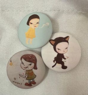 ★激レア・新品未使用★ 奈良美智 × coletteコラボ缶バッジ 2001年 ☆激レア・新品未使用☆ 奈良美智 × coletteコラボ缶バッジ 2001年