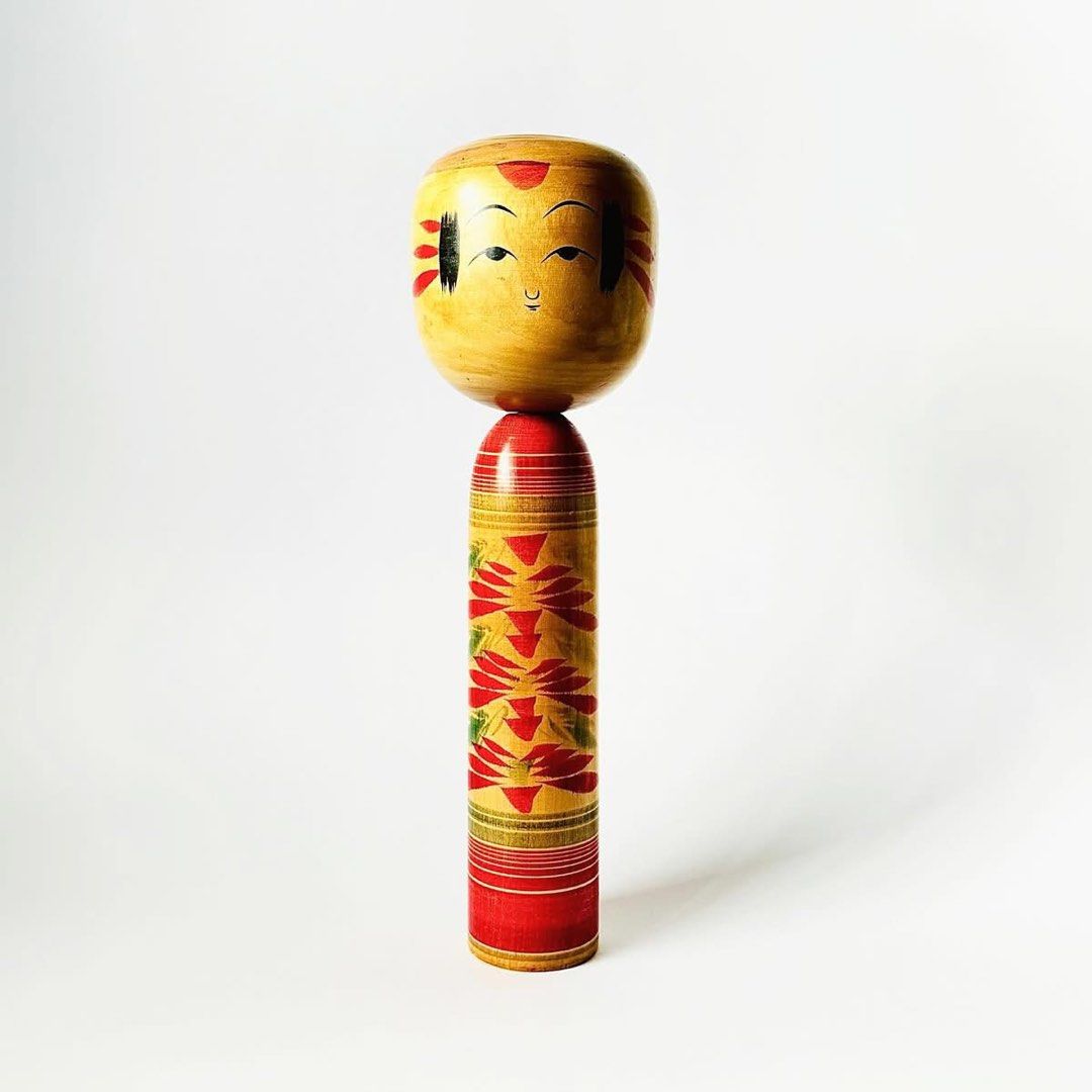 こけし弥治郎系鎌田文市作文市作65才小芥子Kokeshi 郷土玩具人形