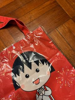 小丸子 紅色 tote bag 布64214074717827110