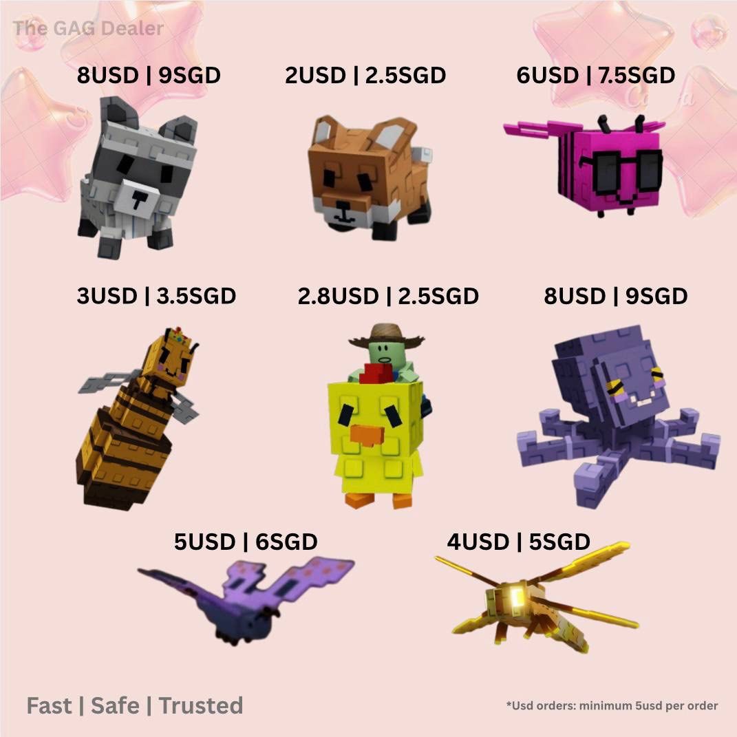 🔥 Hot!!] Cheapest pets in SG!!, Video Gaming, Video Games, Others on  Carousell