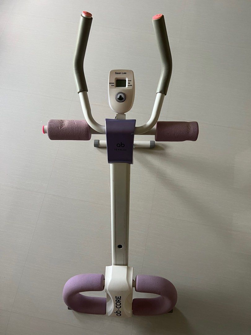 AB Core Exercise Machine (Category: Cardio & Fitness Machines) located in Singapore. Submitted by pactricklim79 (Listing ID 1377674201, Image 1). Description: Used AB Core exercise machine. Features a digital display to track reps, time, and calories. Includes arm and leg supports for a full-body workout. In good working condition..