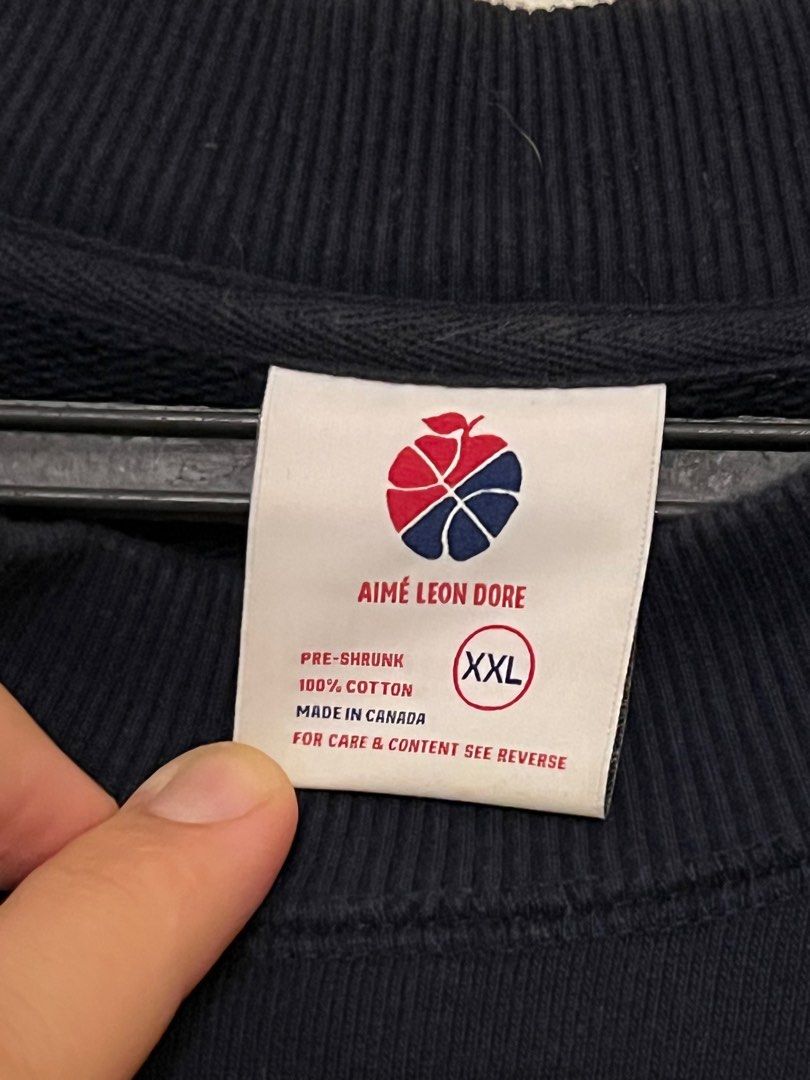 Aimé Leon Dore - OG Logo Sweater (Category: Coats, Jackets and Outerwear) located in Manila. Submitted by michael.schumi (Listing ID 1377745907, Image 3). Description: Purchased from Grailed in 2019 Super high quality and long time favorite sweater. Parting ways as I’ve come down 1 size and it’s a bit big for me now. Open to nego for serious buyers..