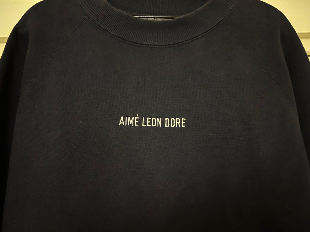 Aimé Leon Dore - OG Logo Sweater (Category: Coats, Jackets and Outerwear) located in Manila. Submitted by michael.schumi (Listing ID 1377745907, Image 2). Description: Purchased from Grailed in 2019 Super high quality and long time favorite sweater. Parting ways as I’ve come down 1 size and it’s a bit big for me now. Open to nego for serious buyers..