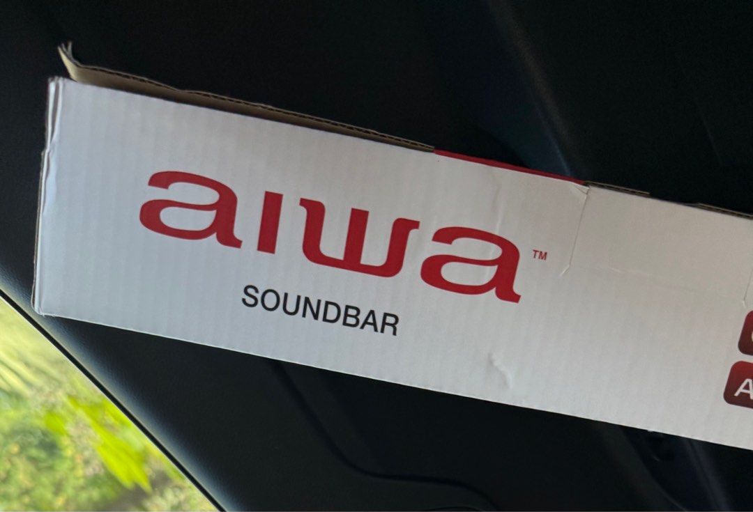 Aiwa SoundBar SB-002L (Category: Soundbars, Speakers & Amplifiers) located in Singapore. Submitted by xixixi0303 (Listing ID 1377611769, Image 1). Description: BNIB Won from company event Self collect 461222.