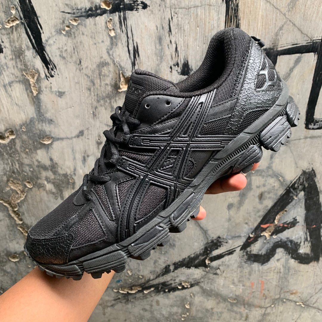 asics gel kahana 8 custom all black size 43 not new balance vans airmax ...