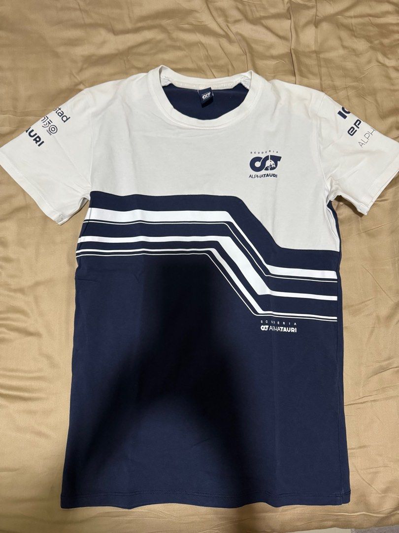 Authentic F1 2022 Alpha Tauri Team Shirt (Category: Tshirts & Polo Shirts ) located in Santa Cruz, Pampanga. Submitted by maritads (Listing ID 1377691474, Image 1). Description: Bought from Alpha Tauri Store in 2022 Used but well taken care of Size: 154 kids but fits Xs-S women No signs of sponsor peeling Tags: Formula 1, Pierre Gasly, Yuki Tsunoda, Red Bull, Max Verstappen.