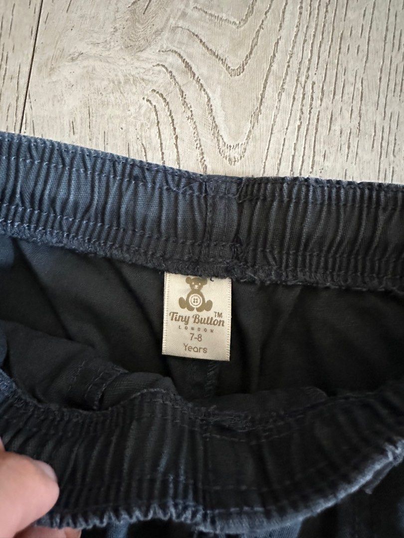 Boys shorts (Tiny Buttons 7-8Y) (Category: Babies & Kids Fashion) located in Singapore. Submitted by loveisone (Listing ID 1377667268, Image 3). Description: Tagged 7-8Y Preloved in good condition Top up for tracked mail 1 for $6, 2 for $10.
