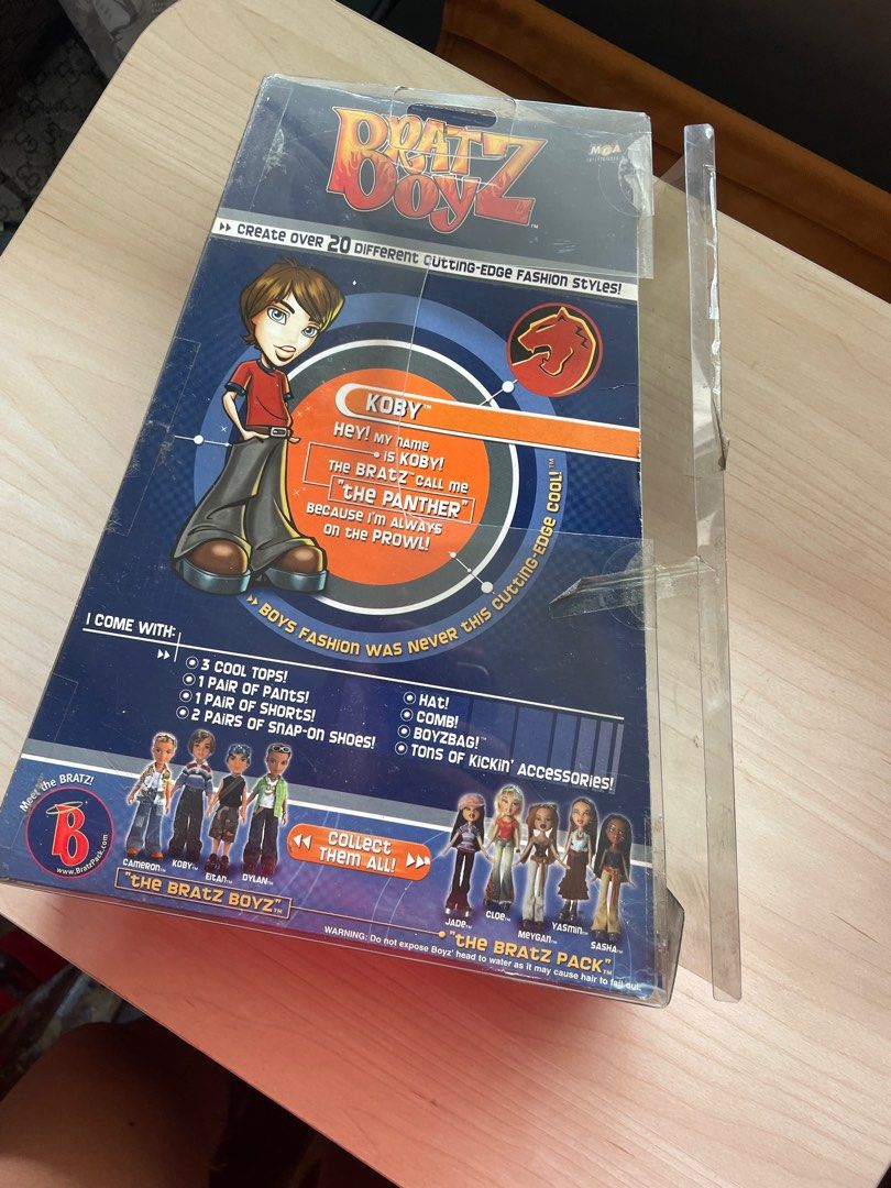 Bratz Boyz Boys - koby (Category: Kids Toys) located in Manila. Submitted by gshopcollectibles (Listing ID 1377754241, Image 2). Description: Never been opened but the box has issues Price can be negotiated for sure buyers .