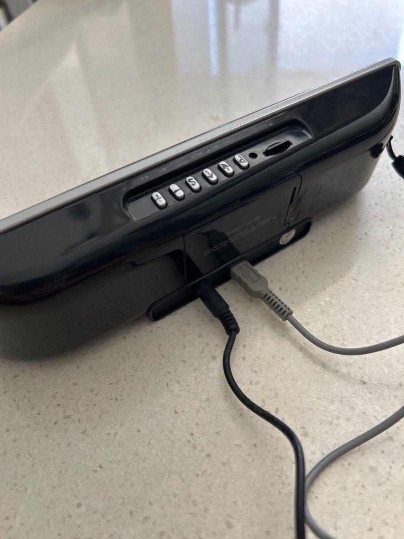 F&D portable Speaker (Category: Soundbars, Speakers & Amplifiers) located in Singapore. Submitted by rleetk (Listing ID 1377616400, Image 2). Description: This F&D portable speaker is in good condition. It has a sleek black design and comes with a USB and audio jack cable. It has several buttons on top for easy control. No bluetooth. Battery weak but can use power bank.