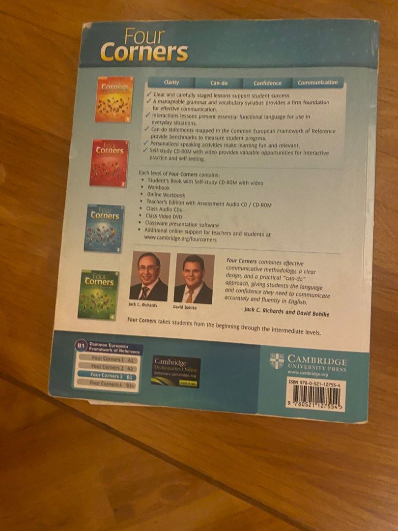 Four corners 英文課本, 書籍、休閒與玩具, 書本及雜誌, 教科書、參考書在旋轉拍賣