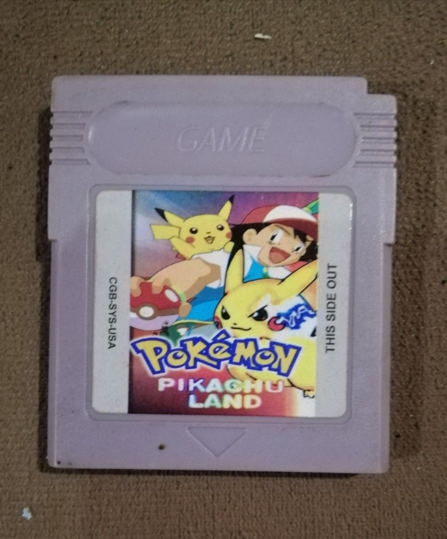 Gameboy Catridge Pokemon (Category: Nintendo) located in Quezon City. Submitted by goldencity1964 (Listing ID 1377748689, Image 1). Description: Gameboy Cartridge Pokemon Pichachu Land Untested Wysiwyg. As is.