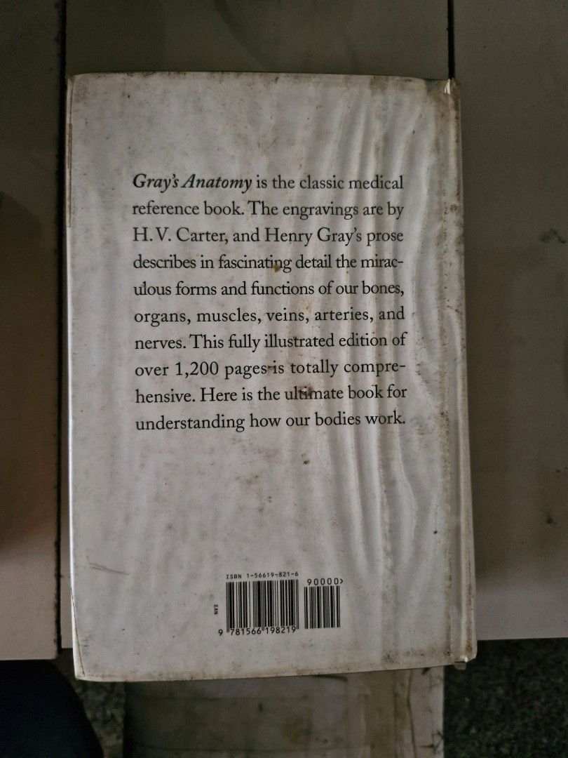 Gray's Anatomy (Category: Textbooks) located in Quezon City. Submitted by jcycle02 (Listing ID 1377657991, Image 2). Description: 15th edition.