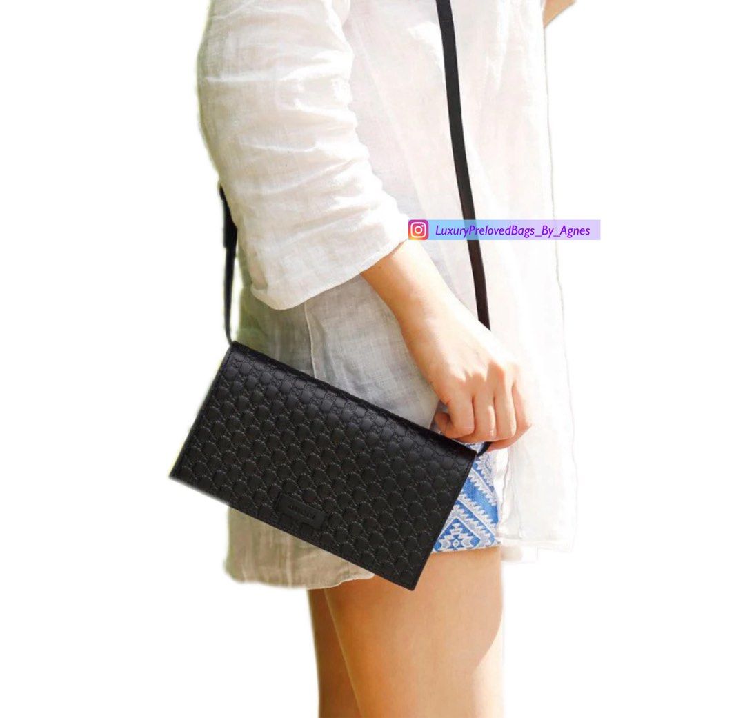 Gucci Wallet on Chain Guccissima (Category: Luxury Bags & Wallets) located in Manila. Submitted by luxuryprelovedbagsby_by_agnes (Listing ID 1377702399, Image 3). Description: 95,000 SRP L 8” x H 4.75” x W 1”.
