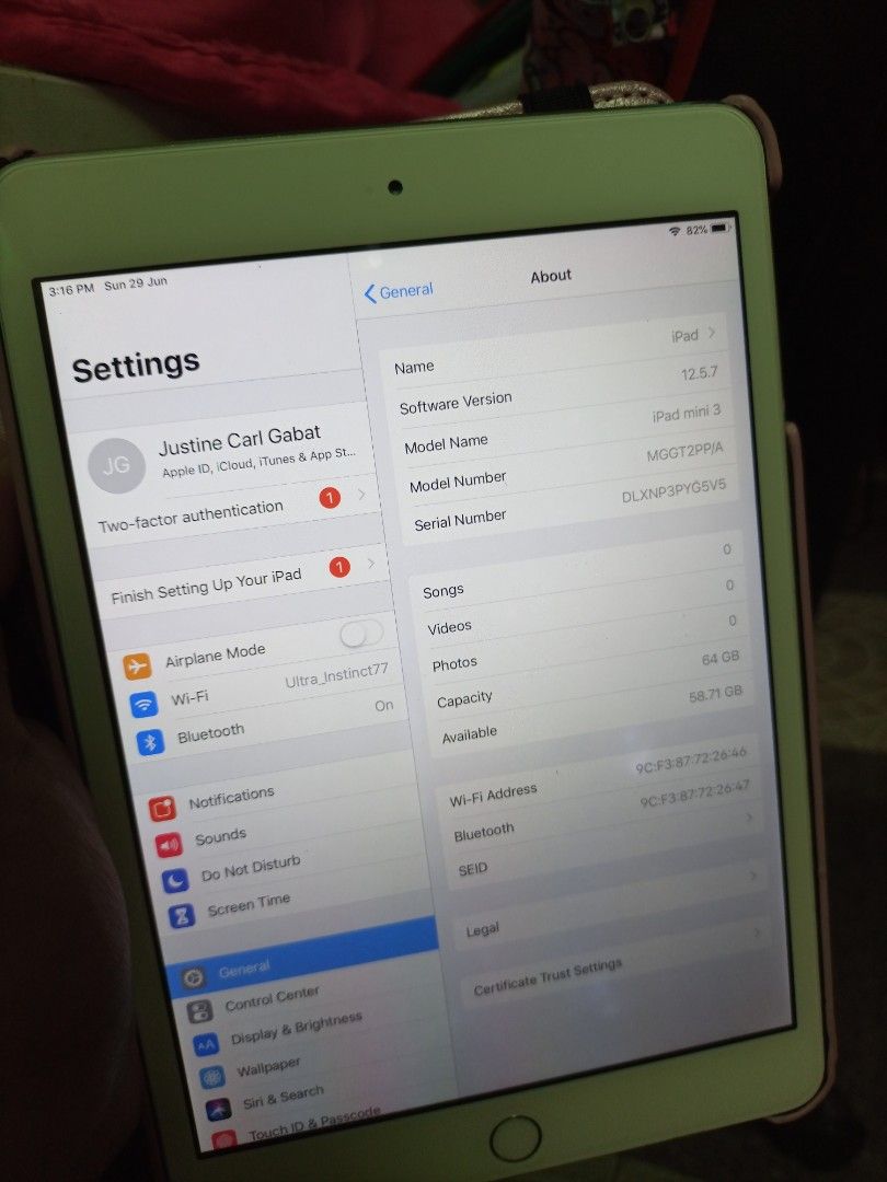IPAD MINI 3 - 64gb (Category: iPad) located in Manila. Submitted by gabatjust86177 (Listing ID 1377644028, Image 3). Description: .