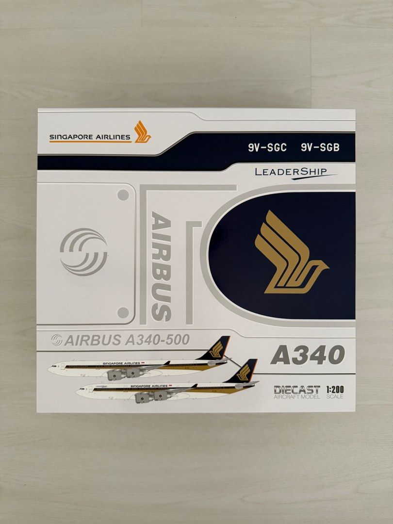 JC Wings 1/200 Singapore Airlines Airbus A340-500 9V-SGB