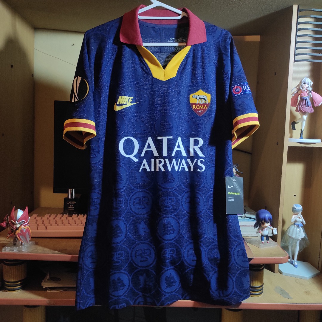 Jersey AS Roma 2019/20 Third Player Issue Vapor Original Shirts Sample ...