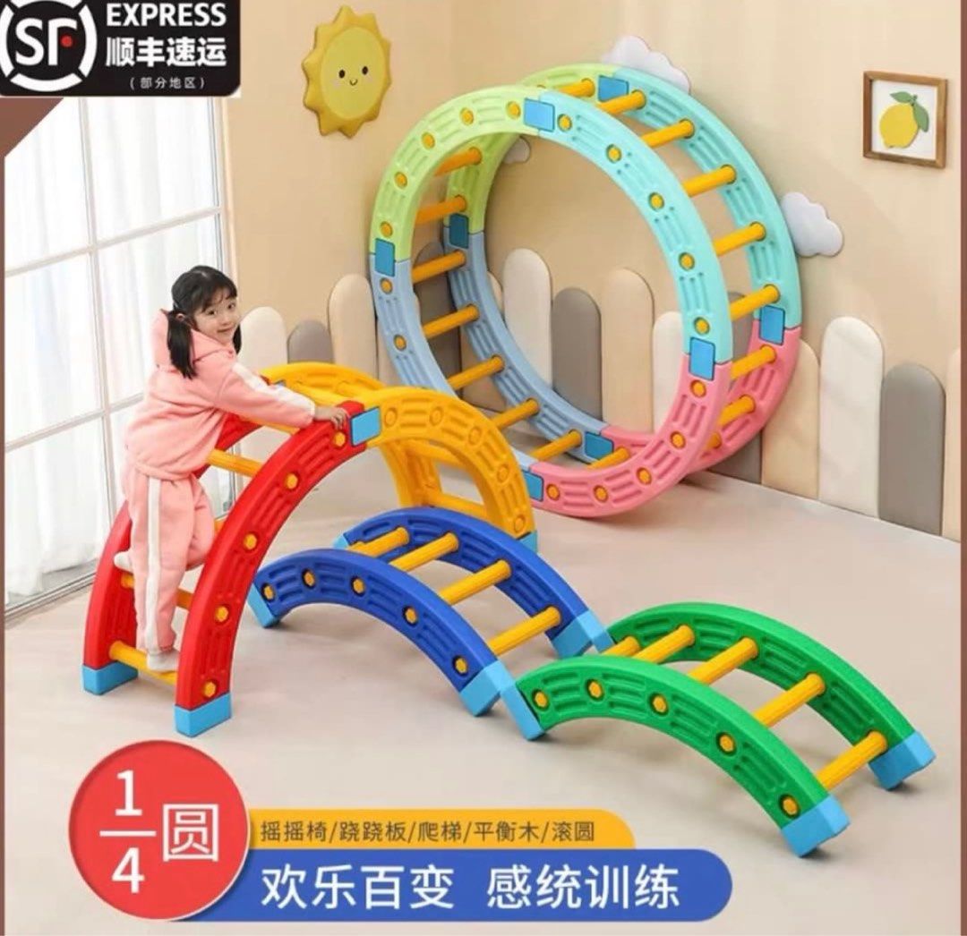Kids' Climbing Arch - Indoor Play Equipment (Category: Infant Playtime) located in Singapore. Submitted by anna2222222 (Listing ID 1377728815, Image 3). Description: This climbing arch is perfect for indoor play! It's a great way for kids to develop their gross motor skills and have fun. Bought in a few months, still very good condition (9.9/10), my kid only played for a few times and it’s too adventurous for her age. So we would like to sell it 