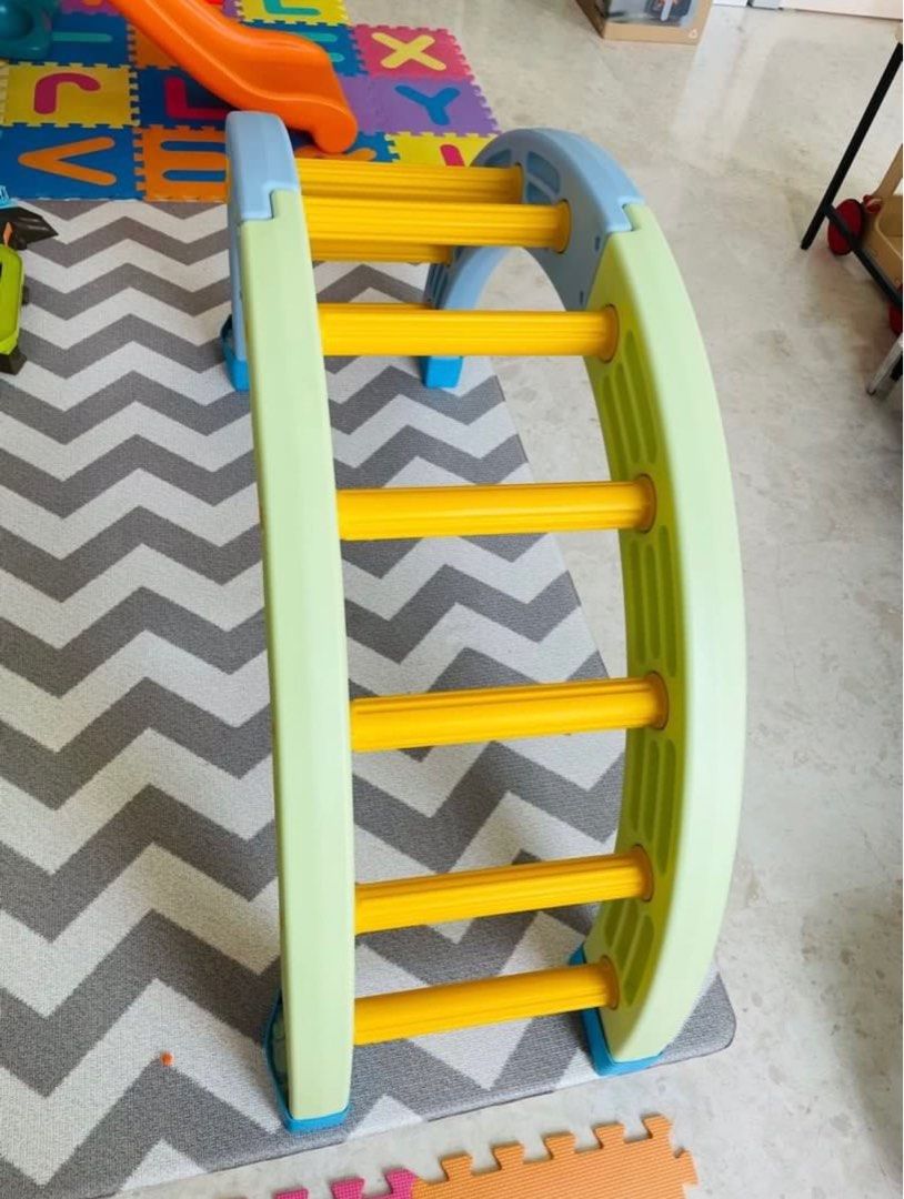 Kids' Climbing Arch - Indoor Play Equipment (Category: Infant Playtime) located in Singapore. Submitted by anna2222222 (Listing ID 1377728815, Image 2). Description: This climbing arch is perfect for indoor play! It's a great way for kids to develop their gross motor skills and have fun. Bought in a few months, still very good condition (9.9/10), my kid only played for a few times and it’s too adventurous for her age. So we would like to sell it 