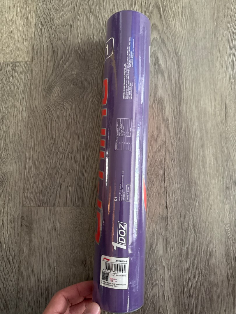 Li-Ning D1 Badminton Shuttlecocks - 1 Dozen (brand new sealed), Sports ...