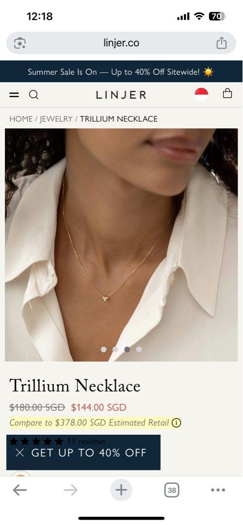 Necklace Sale Jewelry From Home Jewellery Style AD Shaped Studded