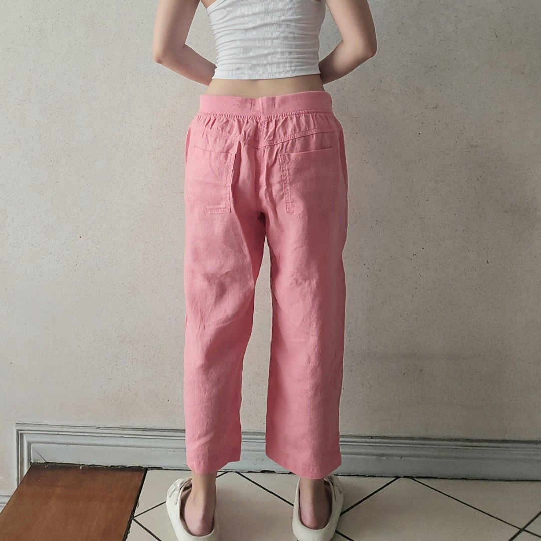 MARKS & SPENCER Coral Pink Linen Pants (Category: Other Bottoms) located in Quezon City. Submitted by lexisstuff (Listing ID 1377652757, Image 2). Description: ⭐ PLEASE READ! ⭐ srp: php2000+ fabric: soft linen size and fit: UK 12, model is usully size 8 in M&S condition: 10/10 notes: belongs to my mom, she doesn't need it anymore 🌼 shipping: metro manila 90 🌼 pay via BDO or GCash only 🌼 2-day reservation period 🌼 no returns, refunds, or excha