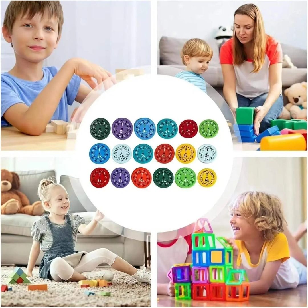 Math Fidget Spinners Montessori Educational Spinning Toys Arithmetic ...