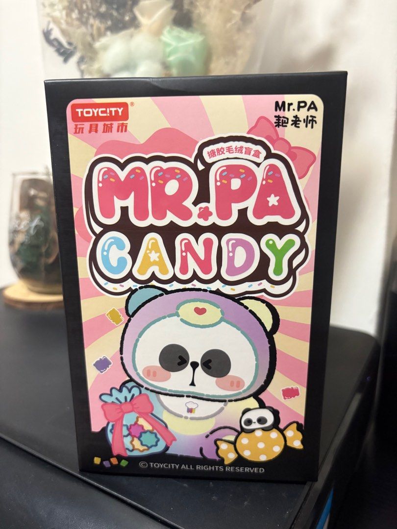 Mr Pa Candy - Sweet Pea (Category: Toys & Games) located in Singapore. Submitted by bubbleflora (Listing ID 1376770373, Image 2). Description: 🔹Only opened box to check on design which I’ve got - I already got one! 🔹Toy still in its bag. Box sealed with scotch-taped at the bottom (see pic 3) 🔹Brand New .