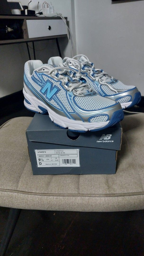 New Balance 740 Blue Agate (Category: Sneakers) located in Quezon City. Submitted by cisnarf (Listing ID 1377728137, Image 2). Description: -Brand new with receipt. -New Balance Rockwell release..