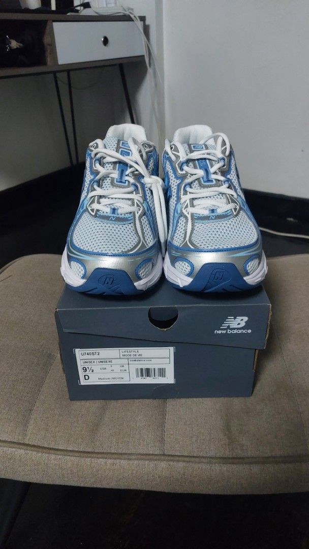 New Balance 740 Blue Agate (Category: Sneakers) located in Quezon City. Submitted by cisnarf (Listing ID 1377728137, Image 3). Description: -Brand new with receipt. -New Balance Rockwell release..