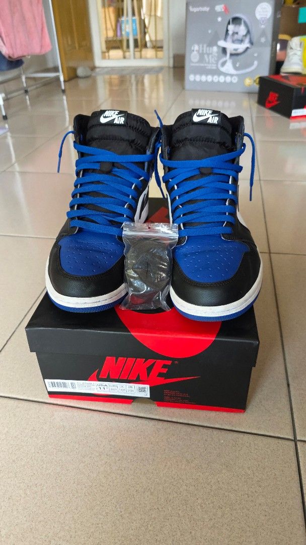 Nike Air Jordan Retro High Royal Toe, Fesyen Pria, Sepatu