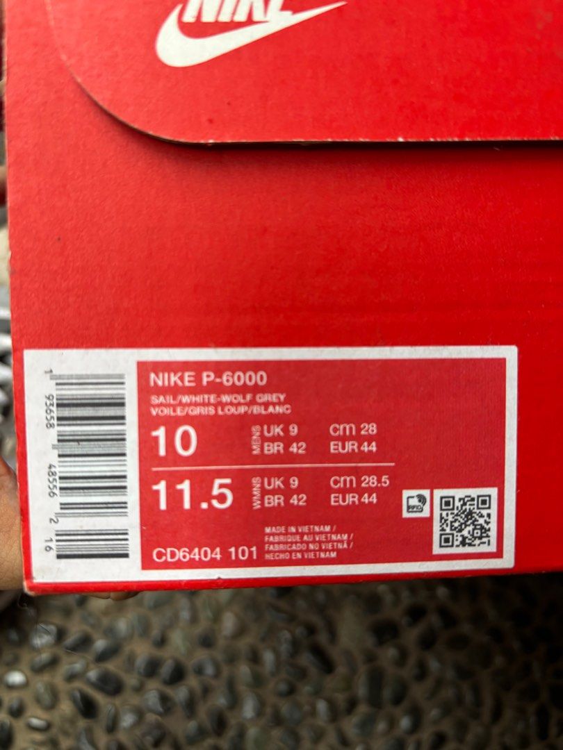 Nike P6000 wolf grey (rare), Fesyen Pria, Sepatu , Sneakers di Carousell