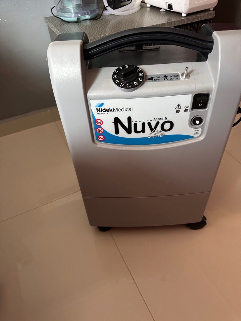 Nuvo 5Litres oxygen concentrator (Category: Other Assistive Aids) located in Singapore. Submitted by skater_77 (Listing ID 1377644710, Image 2). Description: No issue using. No longer need it, this selling. Up to 5 litres. .
